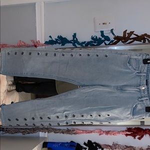 Kendall and Kylie jeans with side detail